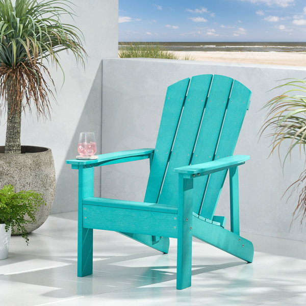Highland Dunes DuPalais Wood Adirondack Chair Wayfair